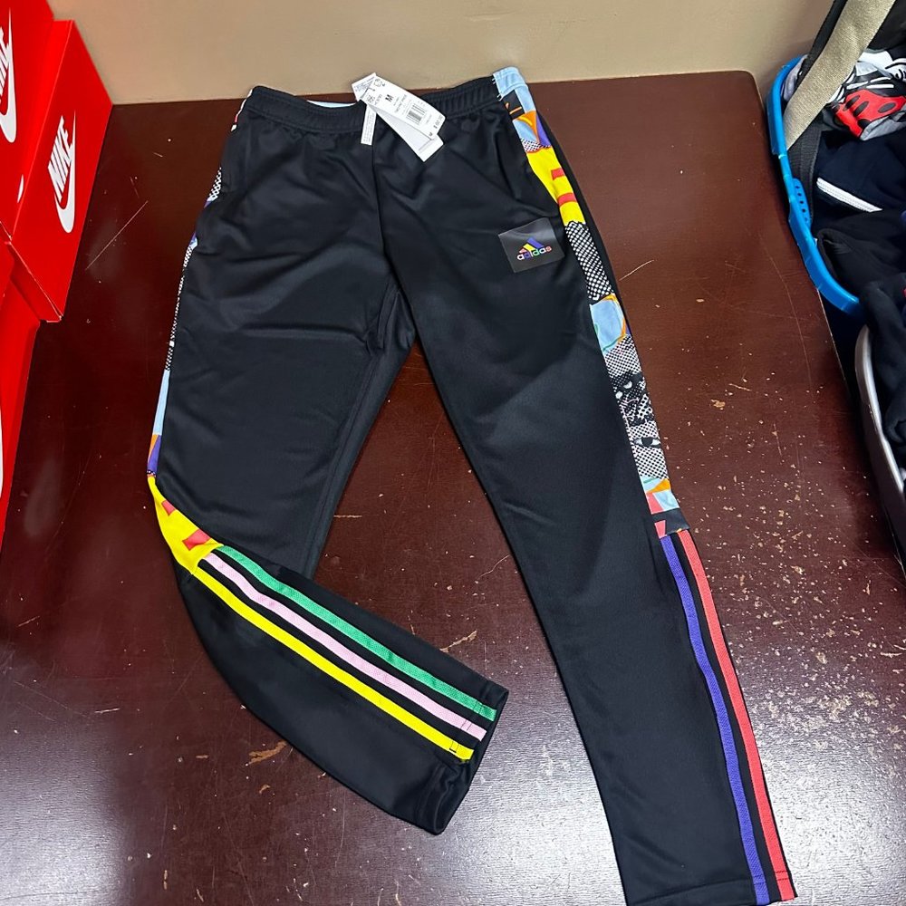 Adidas Mens Multicolor Regular Fit Tapered Leg Full Length Style Soccer Pants M - Picture 3 of 6